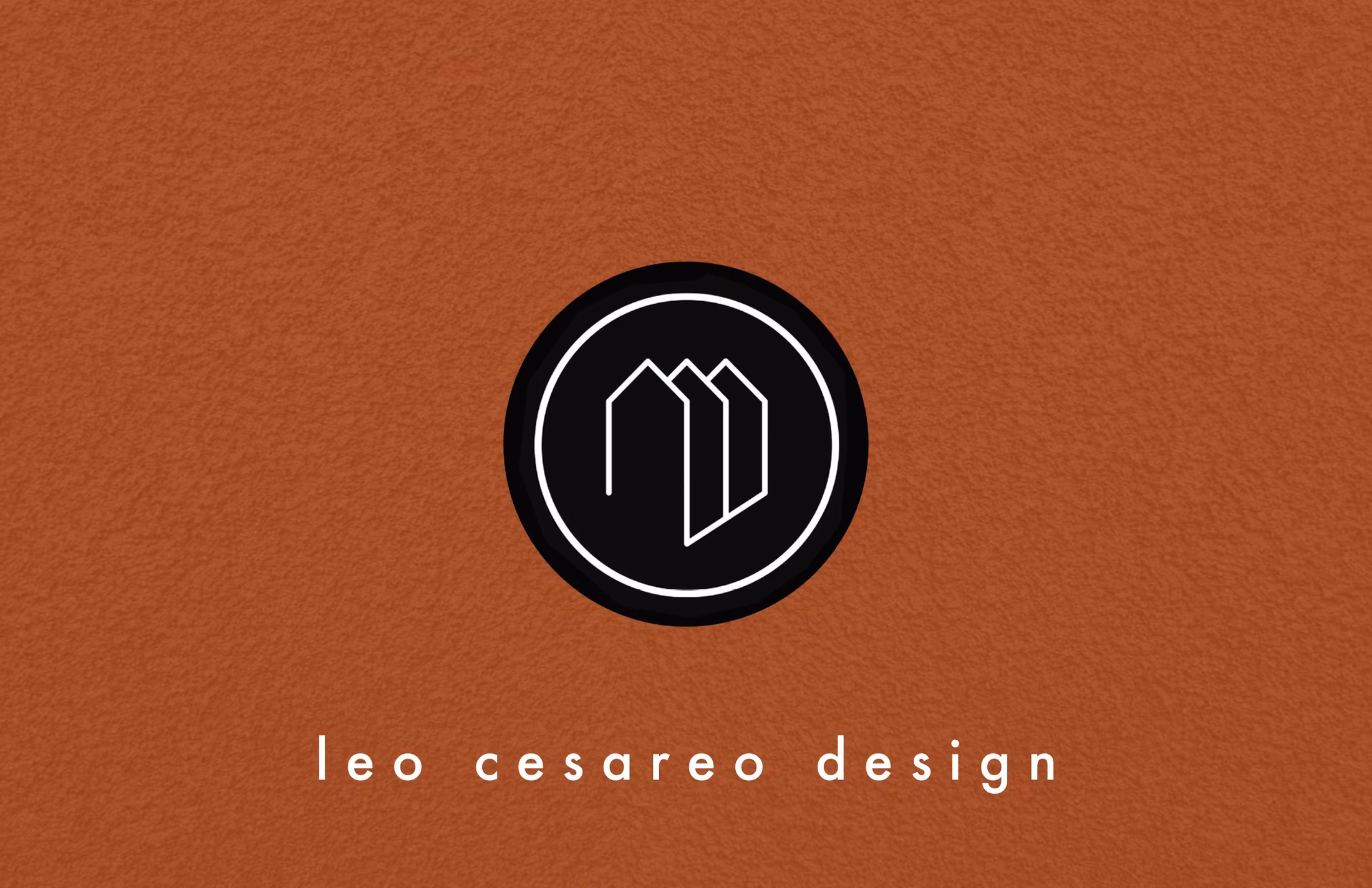 Current Leo Cesareo Design identity on the 2024 Look Book cover